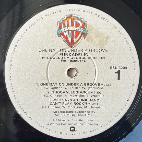 Funkadelic - “One Nation Under A Groove” Vinyl LP - Picture 4 of 5